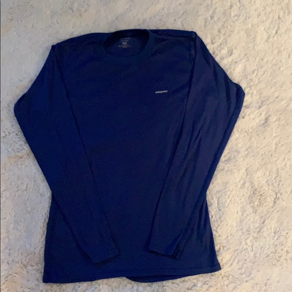 Blue Patagonia Long Sleeved Shirt
